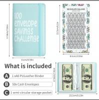 100 Days Money Saving Challenge Coin Envelope BudgetStorage Book