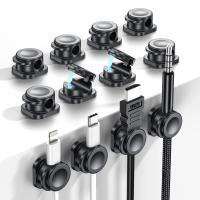 12-pcs Rotatable Magnetic Cable Organizer