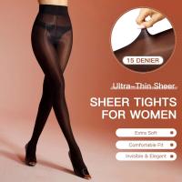 2 pack Pearlescent High-elastic Scratch-resistant Large-size Stockings