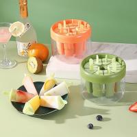8 Grids Homemade Popsicle Molds DIY Ice Cream Boxes