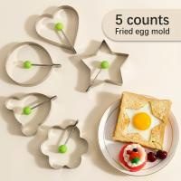 5 Counts Set Fried Egg Rings Molds