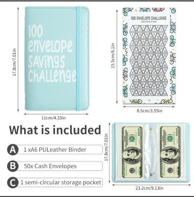 100 Days Money Saving Challenge Coin Envelope BudgetStorage Book