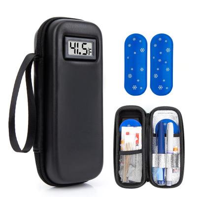 Insulin Cooler Travel Case with Temperature Display- Celsius (with ice pack)