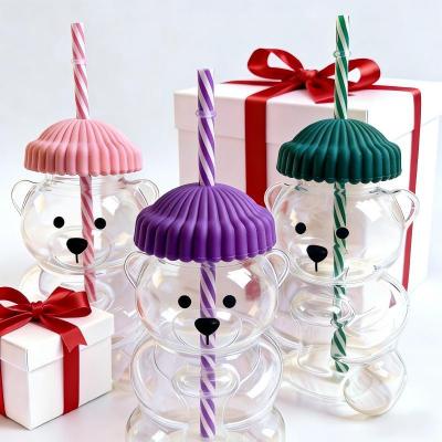 【550ml】 Cute bear water bottle