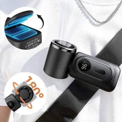 Mini Portable Handheld Clip Fan – 3-in-1 Rechargeable 3000mAh Battery