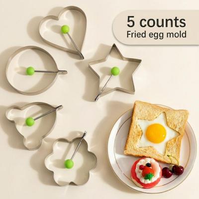 5 Counts Set Fried Egg Rings Molds
